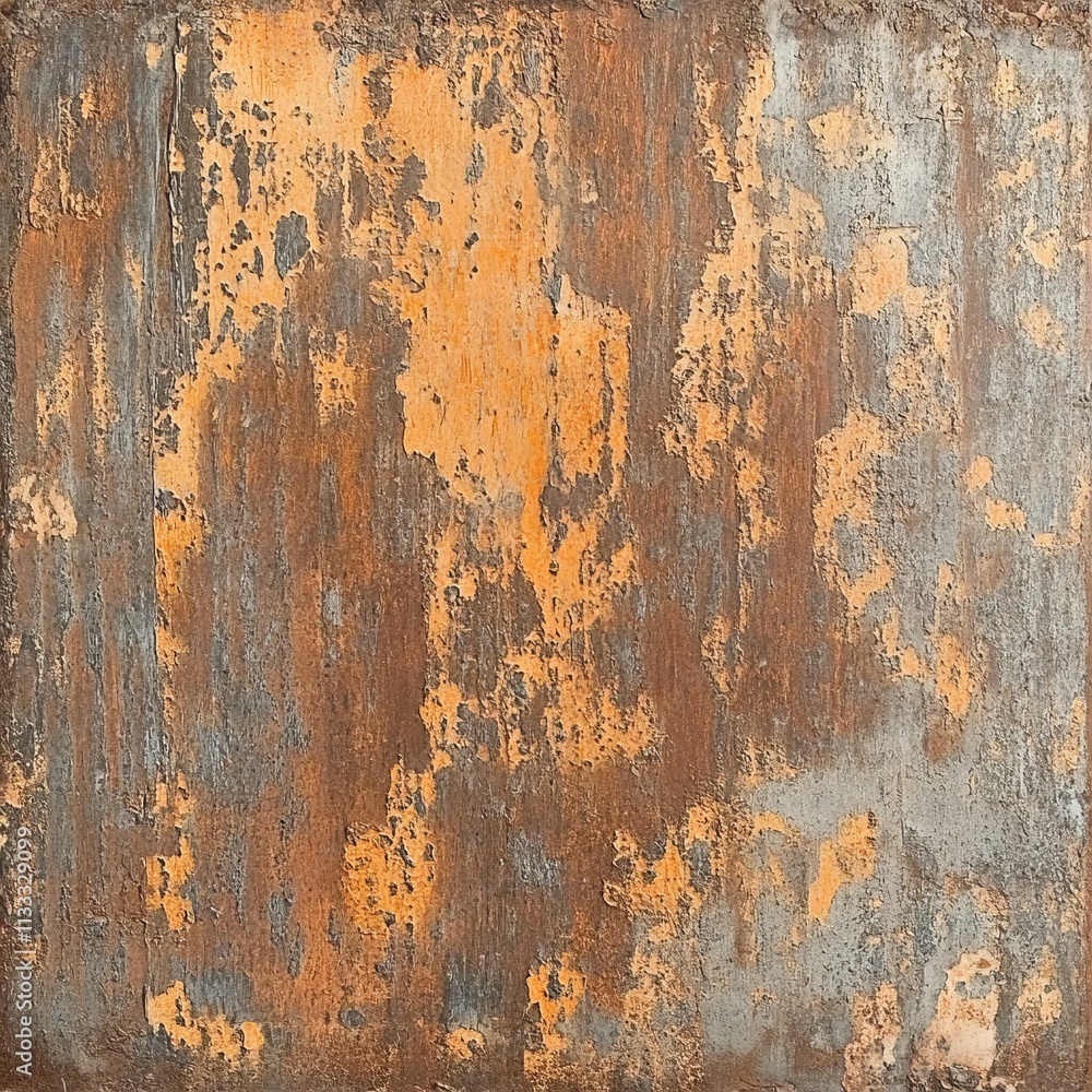 Rust texture on metal wall Rust texture on metal wall