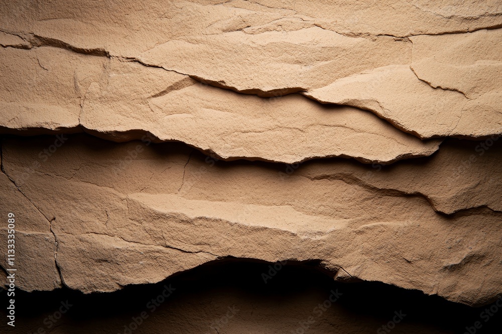 Fototapeta premium Smooth the wall, sandstone, plaster, background, and texture.