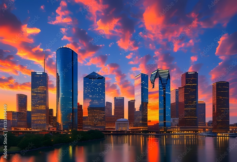 Fototapeta premium Houston skyline