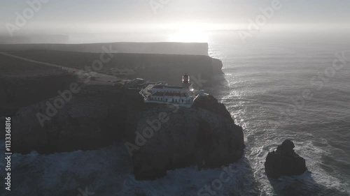 cabo san Vicente portugal drone