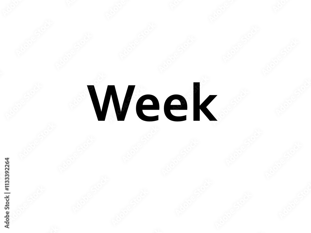 Fototapeta premium Week