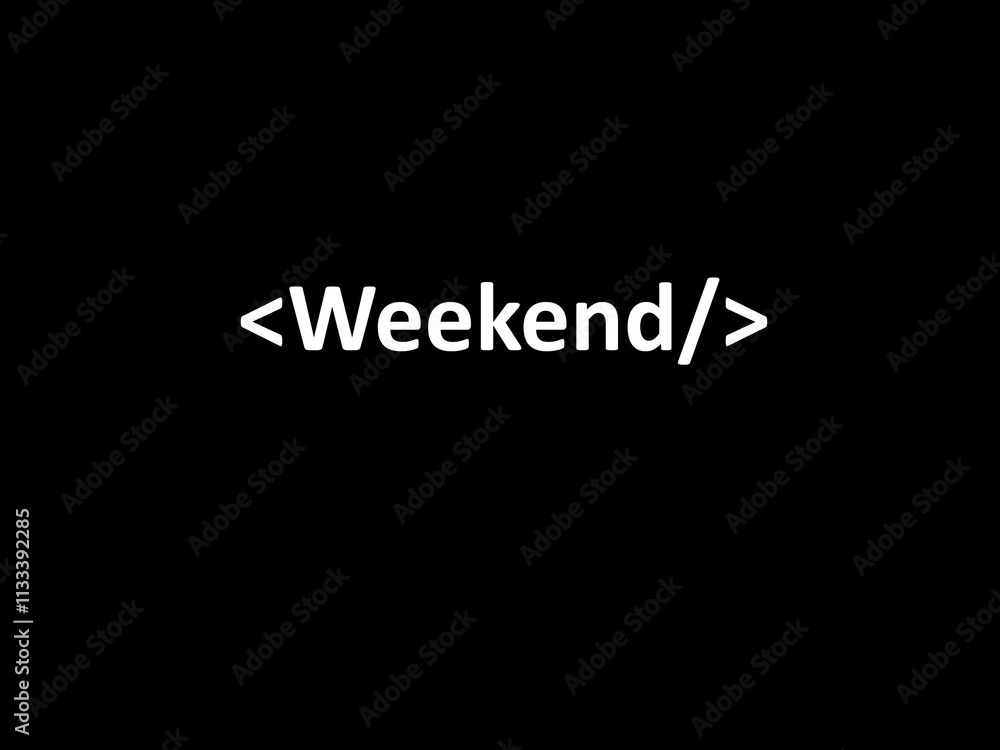 Obraz premium Weekend