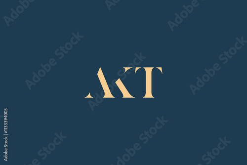 AKT abstract letter logo design. This logo is designed by three abstract letters.