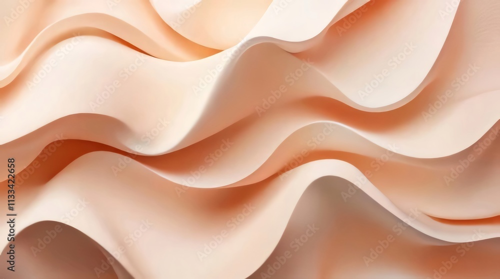 Abstract peach-toned wavy background texture. Abstract peach-toned wavy background texture.