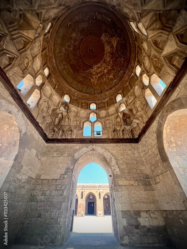 The Ablution Fountain at Ibn Tulun mosque in Cairo photo