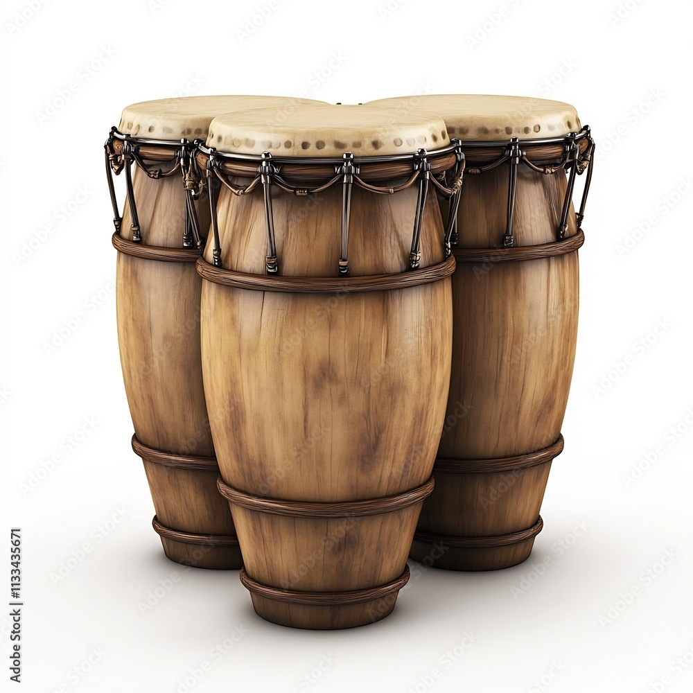 custom made wallpaper toronto digitalVibrant Conga Drum Set 3D for World Music Clipart