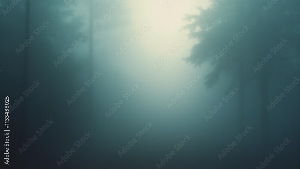 Fototapeta premium Fog weather theme. Generative ai.