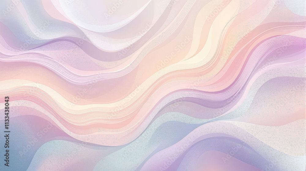 Abstract Design with Flowing Patterns, Soft Gradients, and Calming Colors to Evoke Emotional Balance and Peace Abstract Design with Flowing Patterns, Soft Gradients, and Calming Colors to Evoke Emotional Balance and Peace