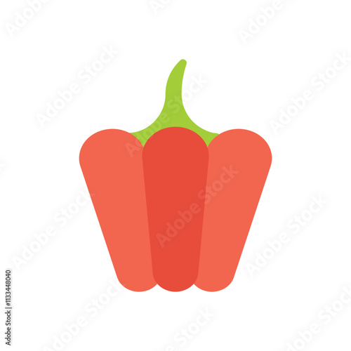 Bell pepper  vector icon