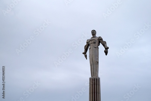 Принти на полотні Monument to Yuri Gagarin is a 42