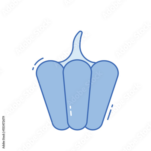 Bell pepper  vector icon