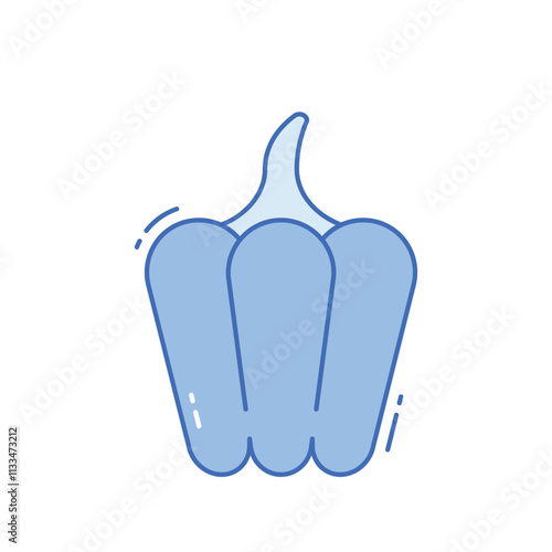 Capsicum vector icon