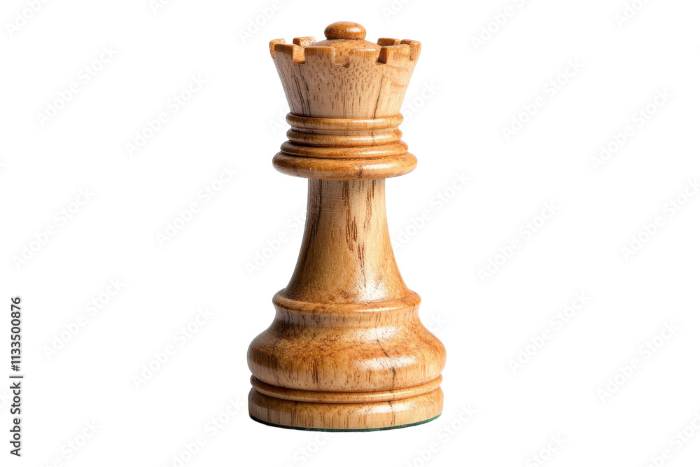 Elegant Wooden Queen Chess Piece, The Most Powerful Piece on the Board with isolated on transparent background Elegant Wooden Queen Chess Piece, The Most Powerful Piece on the Board with isolated on transparent background