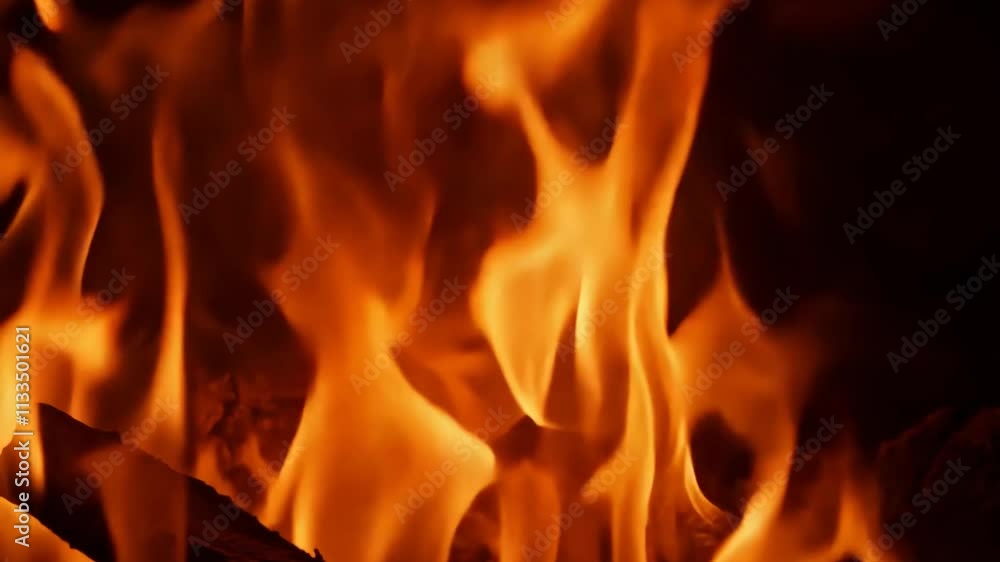 close up of fireplace - flames and burning wood logs close up of fireplace - flames and burning wood logs