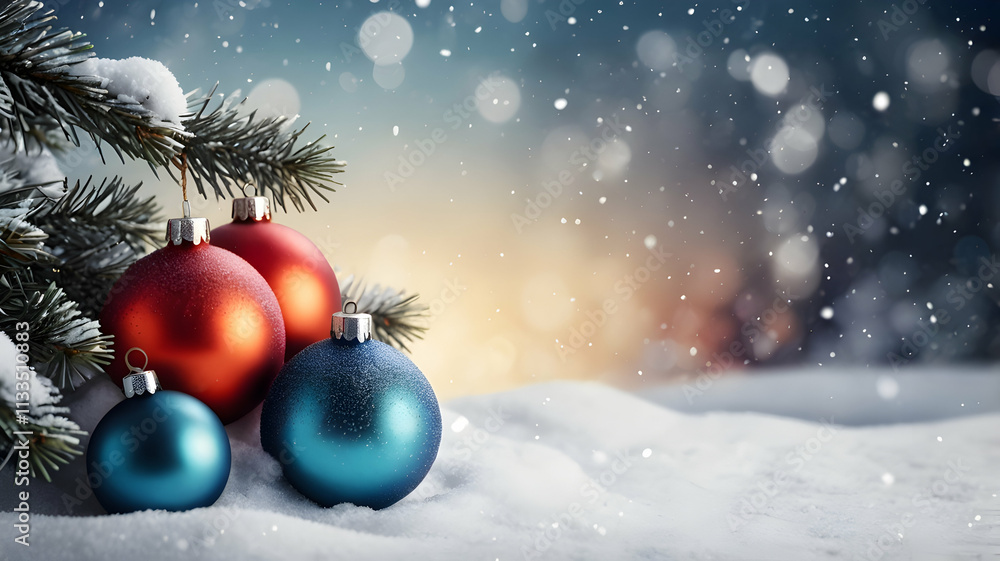 Beautiful abstract Christmas snowy background Beautiful abstract Christmas snowy background