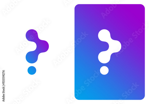 abstract letter P technology logo design vector