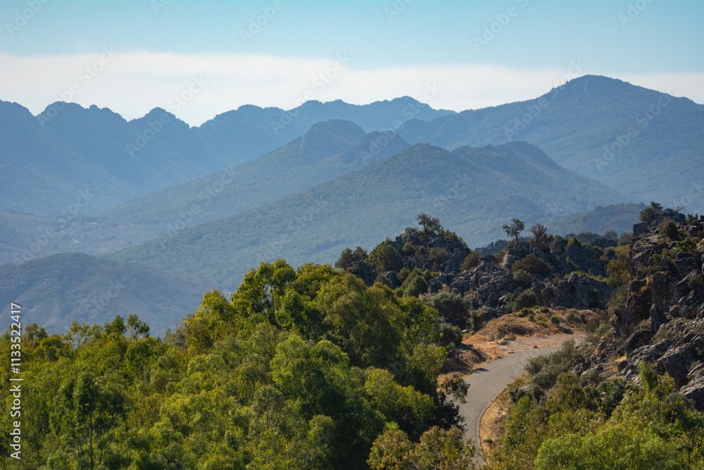 Fototapeta premium Geoparque Villuercas Ibores Jara