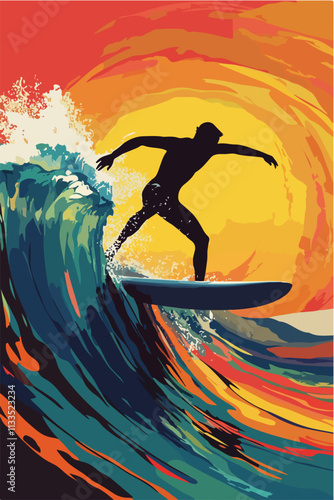 Vektorgrafik aus dem Package: flat, retro, vintage, modern, art, zeitgeist, film, movie, poster,