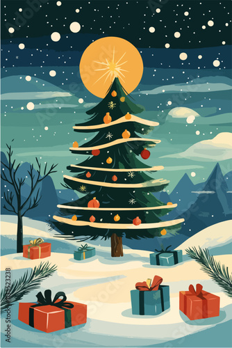 Vektorgrafik aus dem Package: flat, retro, vintage, modern, art, zeitgeist, film, movie, poster,