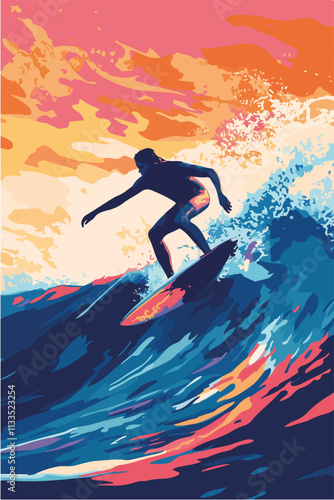 Vektorgrafik aus dem Package: flat, retro, vintage, modern, art, zeitgeist, film, movie, poster,