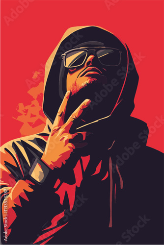 Vektorgrafik aus dem Package: flat, retro, vintage, modern, art, zeitgeist, film, movie, poster,