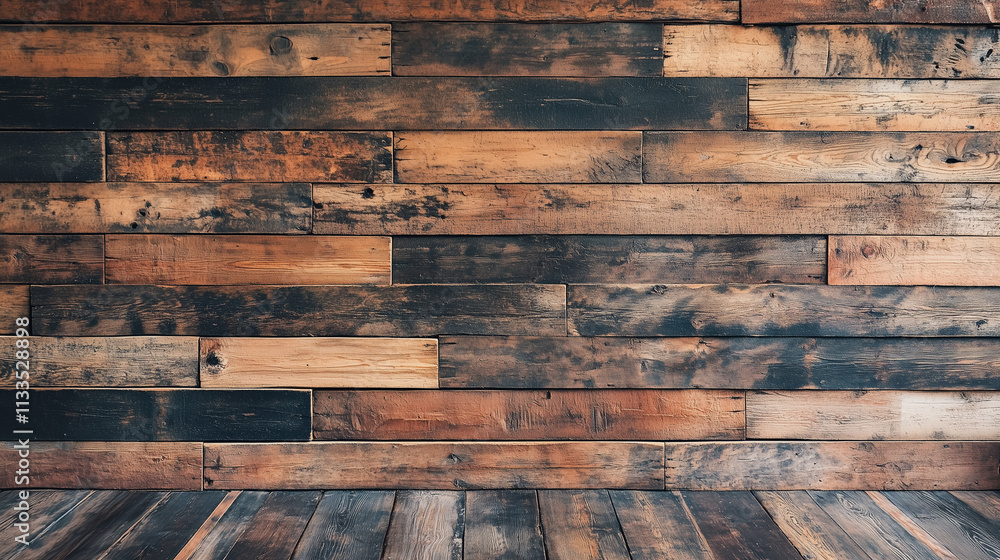 Wooden Old Wall Distressed Texture Background Wooden Old Wall Distressed Texture Background