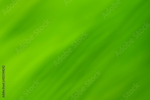 Abstract Green Nature Background, Diagonal Blurred Lines with Fresh Spring Colors