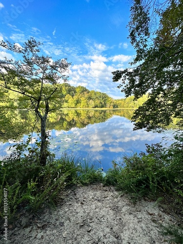lake in the mountains