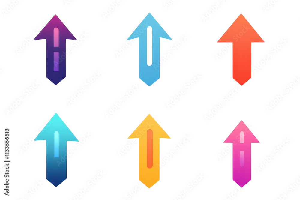 Vector Thick Arrow Icons Isolated on Transparent Background Vector Thick Arrow Icons Isolated on Transparent Background