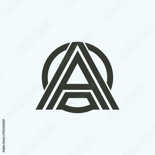 Elegant A Letter Logo Template