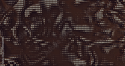 Abstract Geometric Pattern Dark Red Black and White Background With Cubes and Spheres