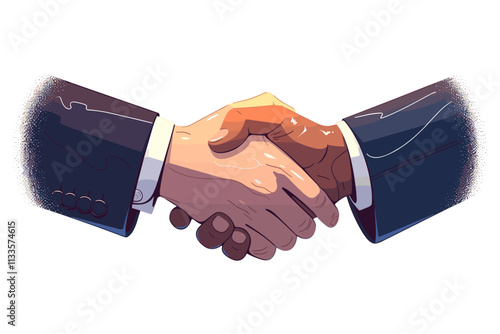 Two men shaking hands