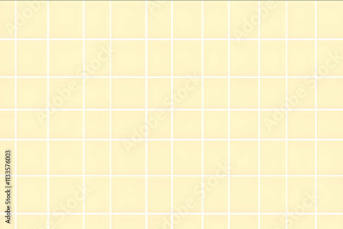 A light yellow grid background with a white border a pastel color palette a grid pattern a minimalist design a vector illustration a simple and clean appearance and