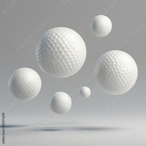 white golf ball