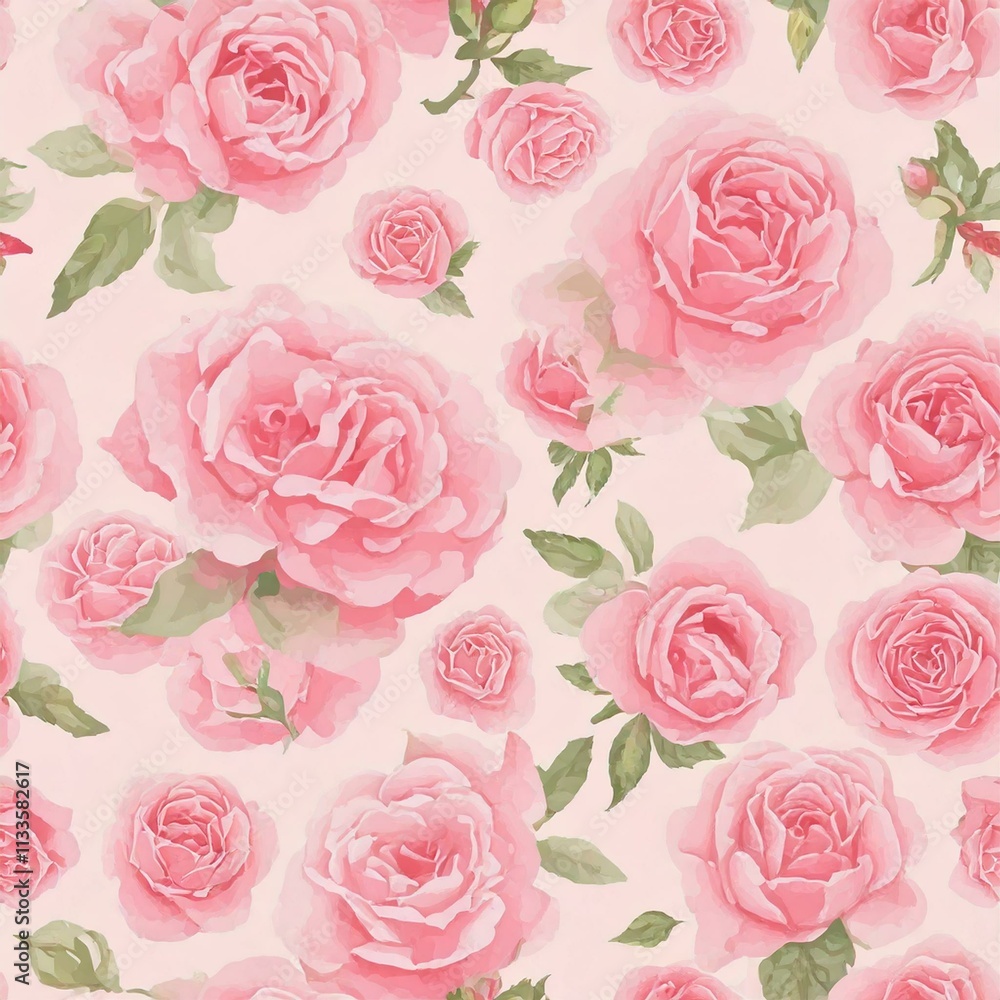 Sweet rose flower watercolor seamless pattern.soft pastel colors water color seamless pattern for beauty products or other. Sweet rose flower watercolor seamless pattern.soft pastel colors water color seamless pattern for beauty products or other.