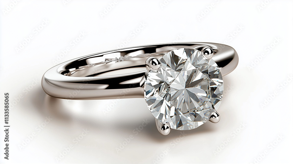 Engagement ring diamond ring sparkling round cut precious metal Engagement ring diamond ring sparkling round cut precious metal