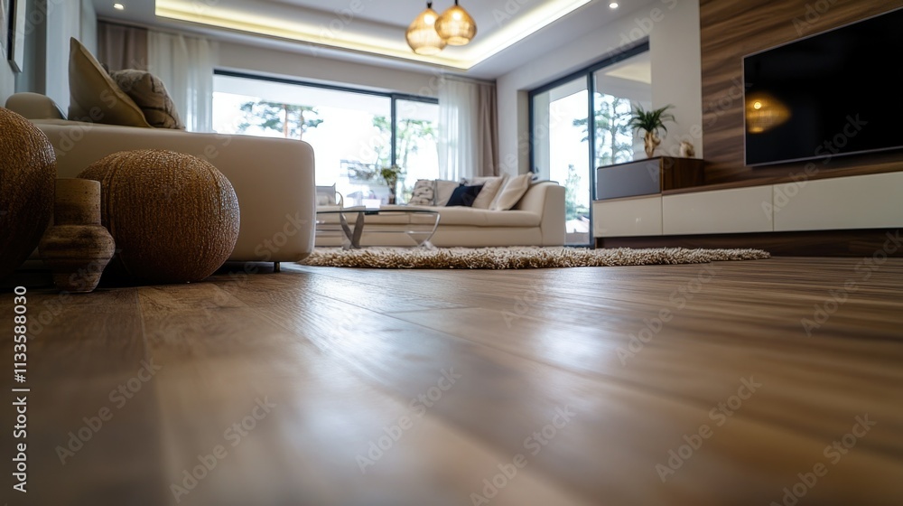 Fototapeta premium Modern Living Room with Stylish Design