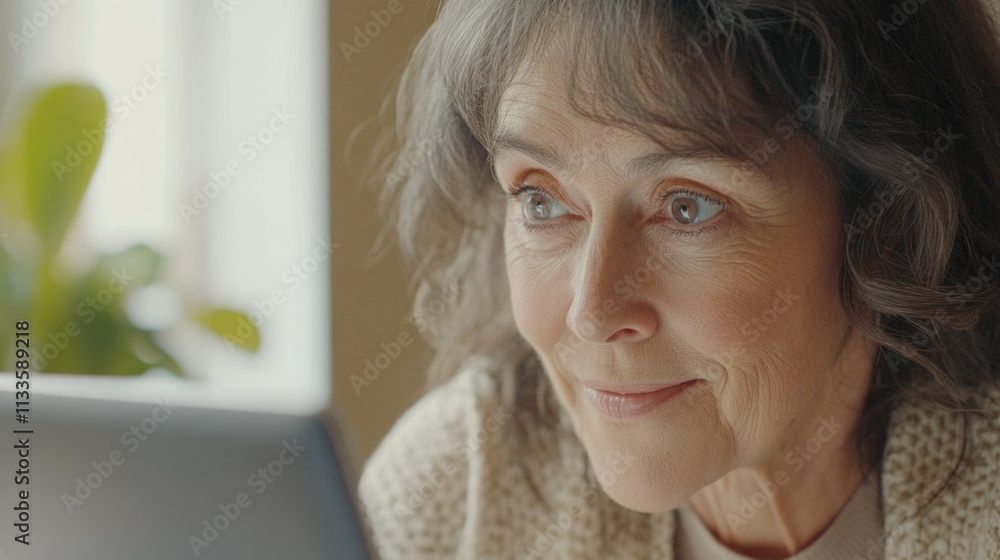 Contemplative Elderly Woman Contemplative Elderly Woman