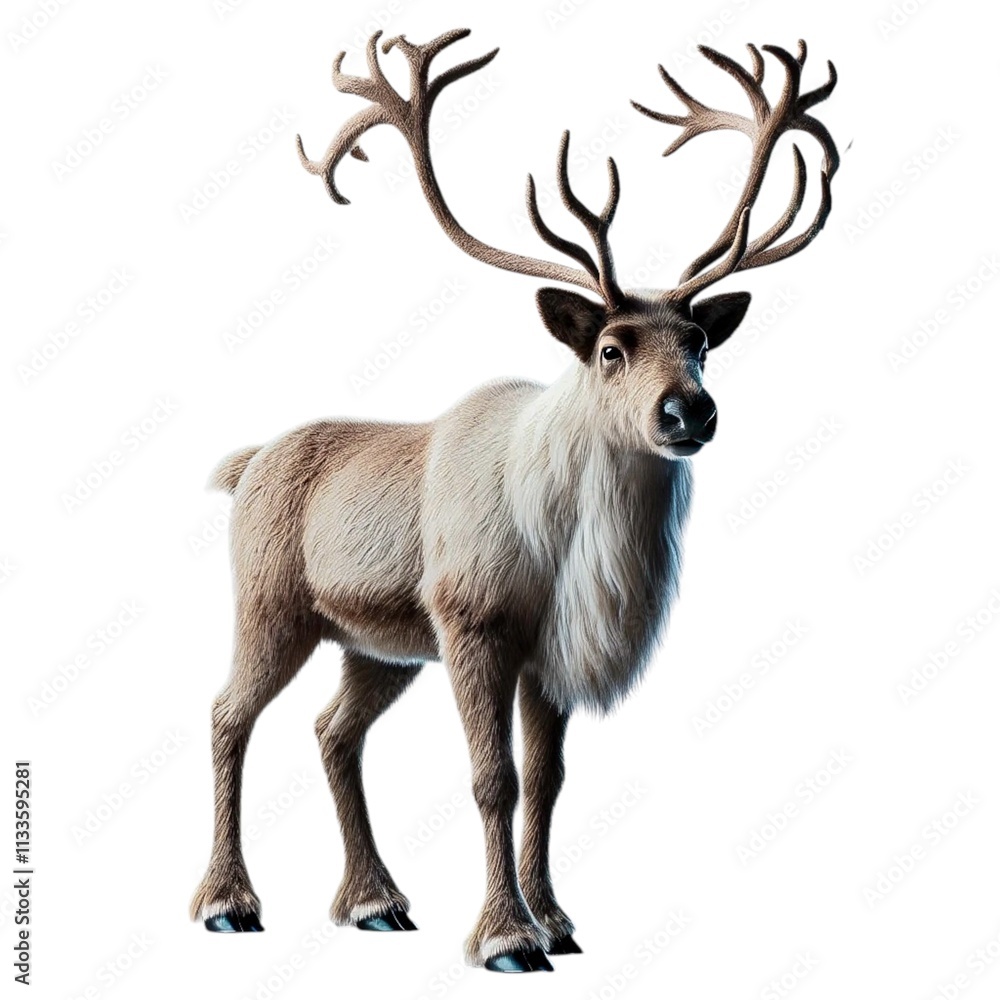 Fototapeta premium deer isolated on white