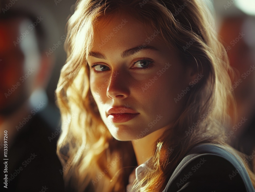 Intense Portrait of a Woman Intense Portrait of a Woman