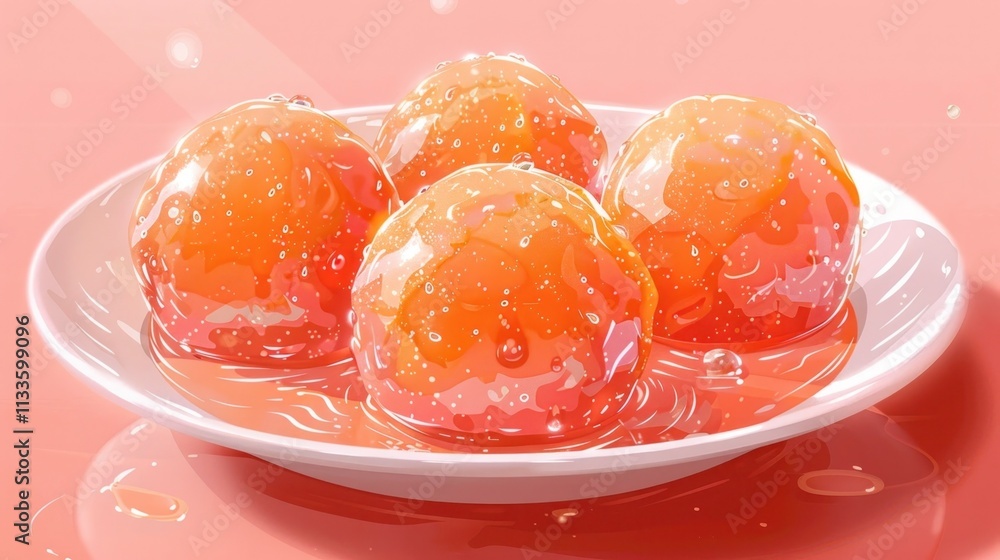 Appetizing Cluster of Juicy Citrus Fruits Including Oranges Tangerines and Clementines Displayed on a Transparent Glass Dish with a Vibrant Pink Background Appetizing Cluster of Juicy Citrus Fruits Including Oranges Tangerines and Clementines Displayed on a Transparent Glass Dish with a Vibrant Pink Background