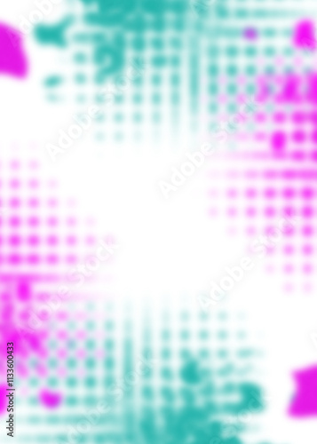 An abstract transparent psychedelic wavy vignette design element overlay.