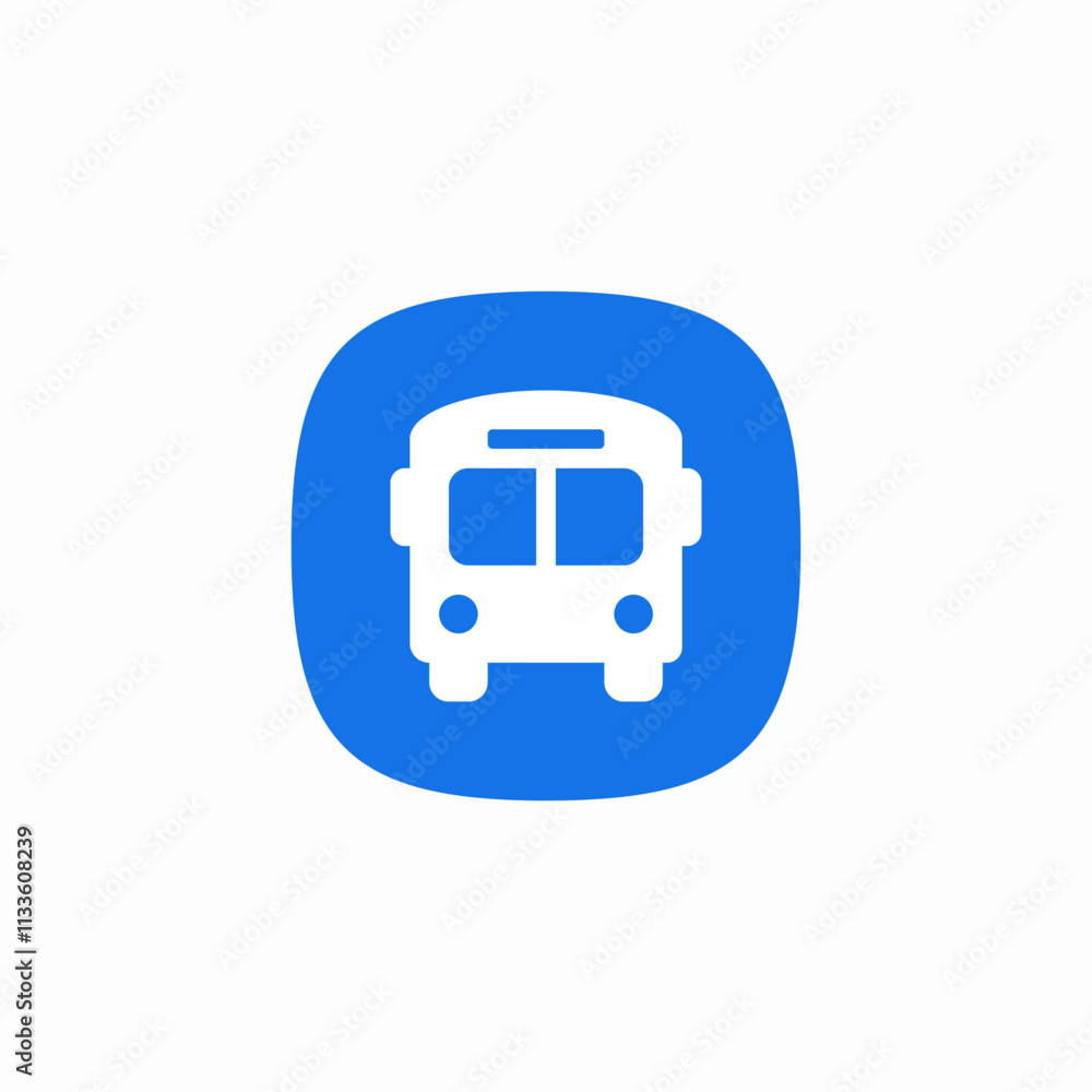 bus public transportation icon sign vector bus public transportation icon sign vector