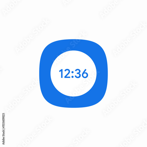 time timer alarm clock icon sign vector