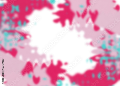 An abstract transparent psychedelic wavy vignette design element overlay.