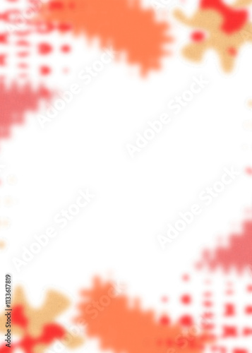 Wallpaper Mural An abstract transparent psychedelic wavy vignette design element overlay. Torontodigital.ca