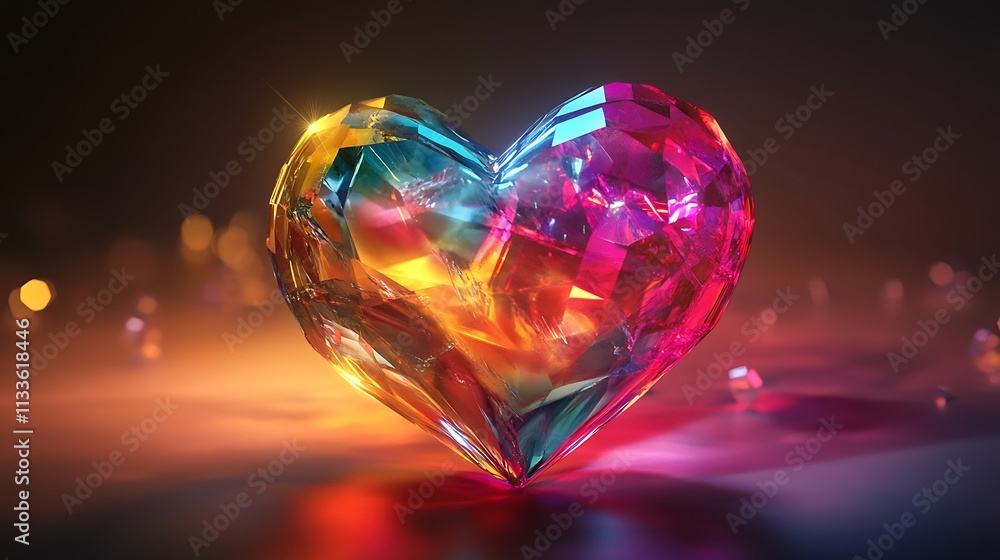 Valentine's Day Illustration with Hearts, Roses, and Romantic Elements Valentine's Day Illustration with Hearts, Roses, and Romantic Elements