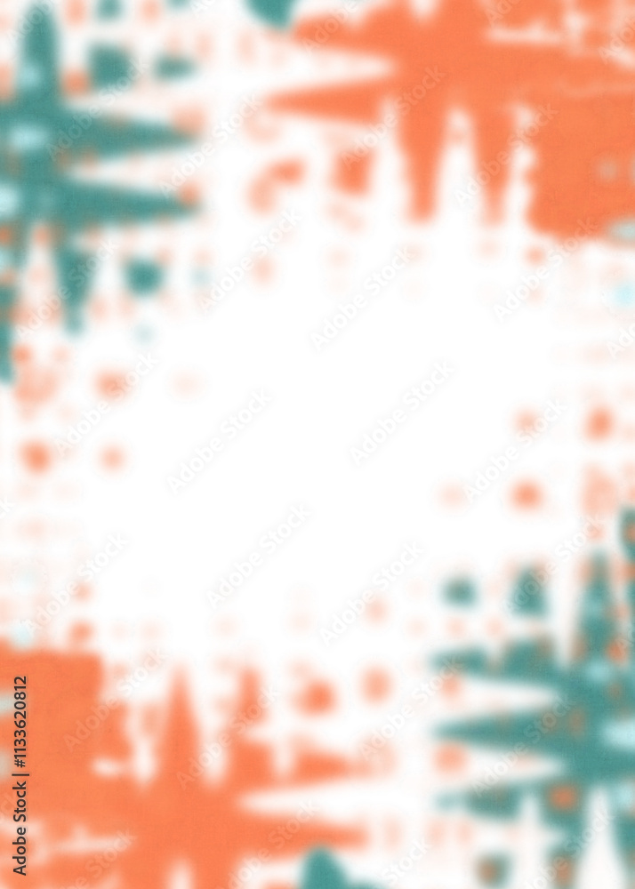 Obraz premium An abstract transparent psychedelic wavy vignette design element overlay.