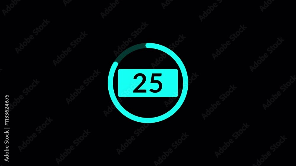Countdown Timer 30 Seconds with Simple Numbers and Ring Progress Bar for Fast Paced Time Limit, Deadline, and Countdown Sequences Animation. Countdown Timer 30 Seconds with Simple Numbers and Ring Progress Bar for Fast Paced Time Limit, Deadline, and Countdown Sequences Animation.