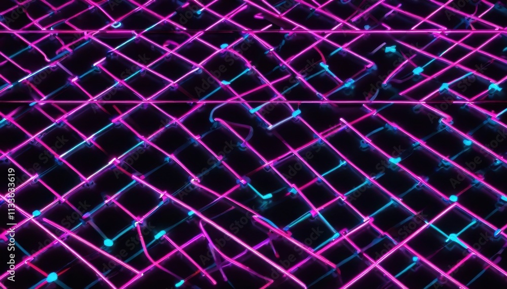 a bunch of light neon circuit pattern a bunch of light neon circuit pattern